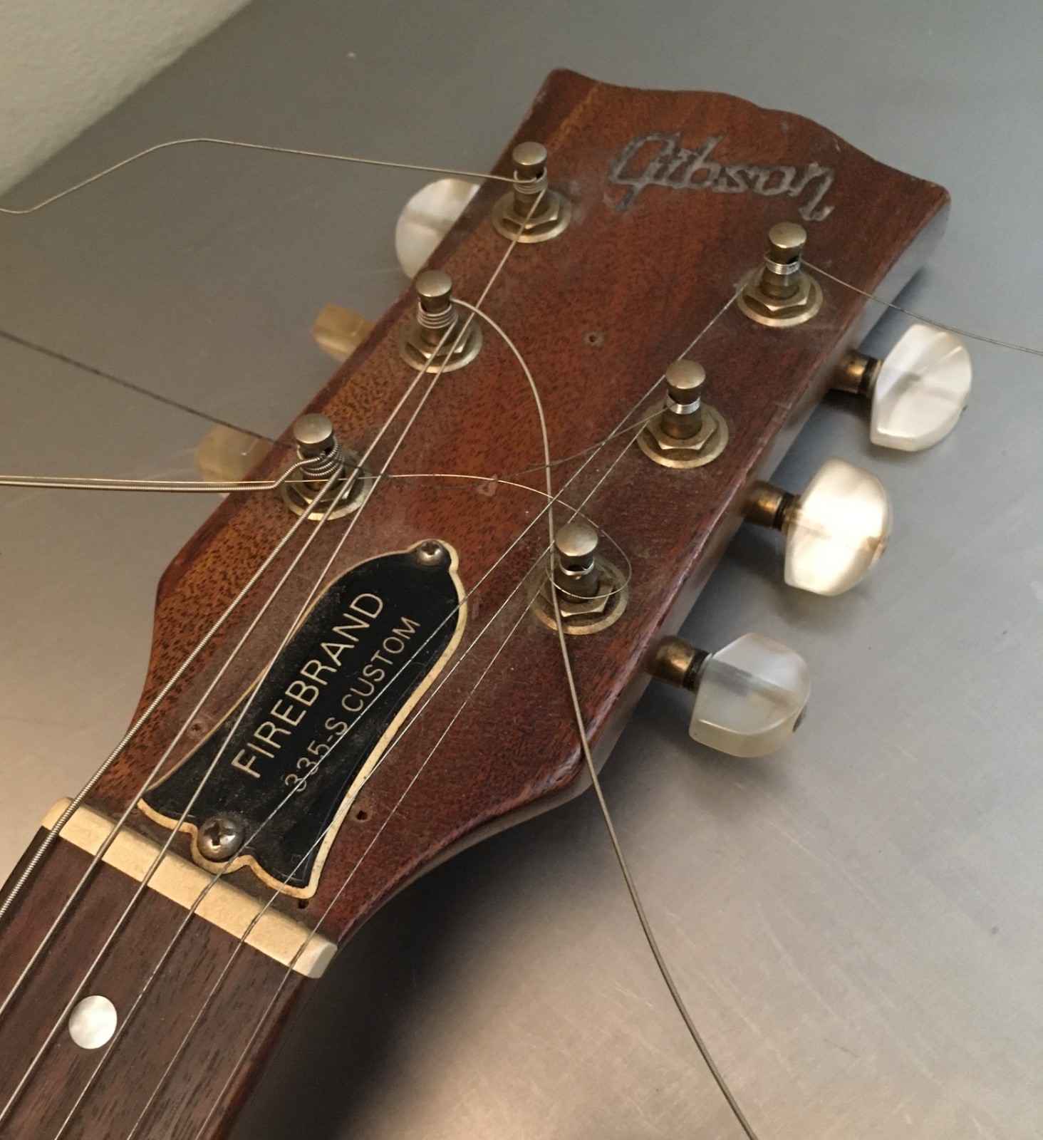 1980 Gibson Firebrand 335s Natural Mahogany