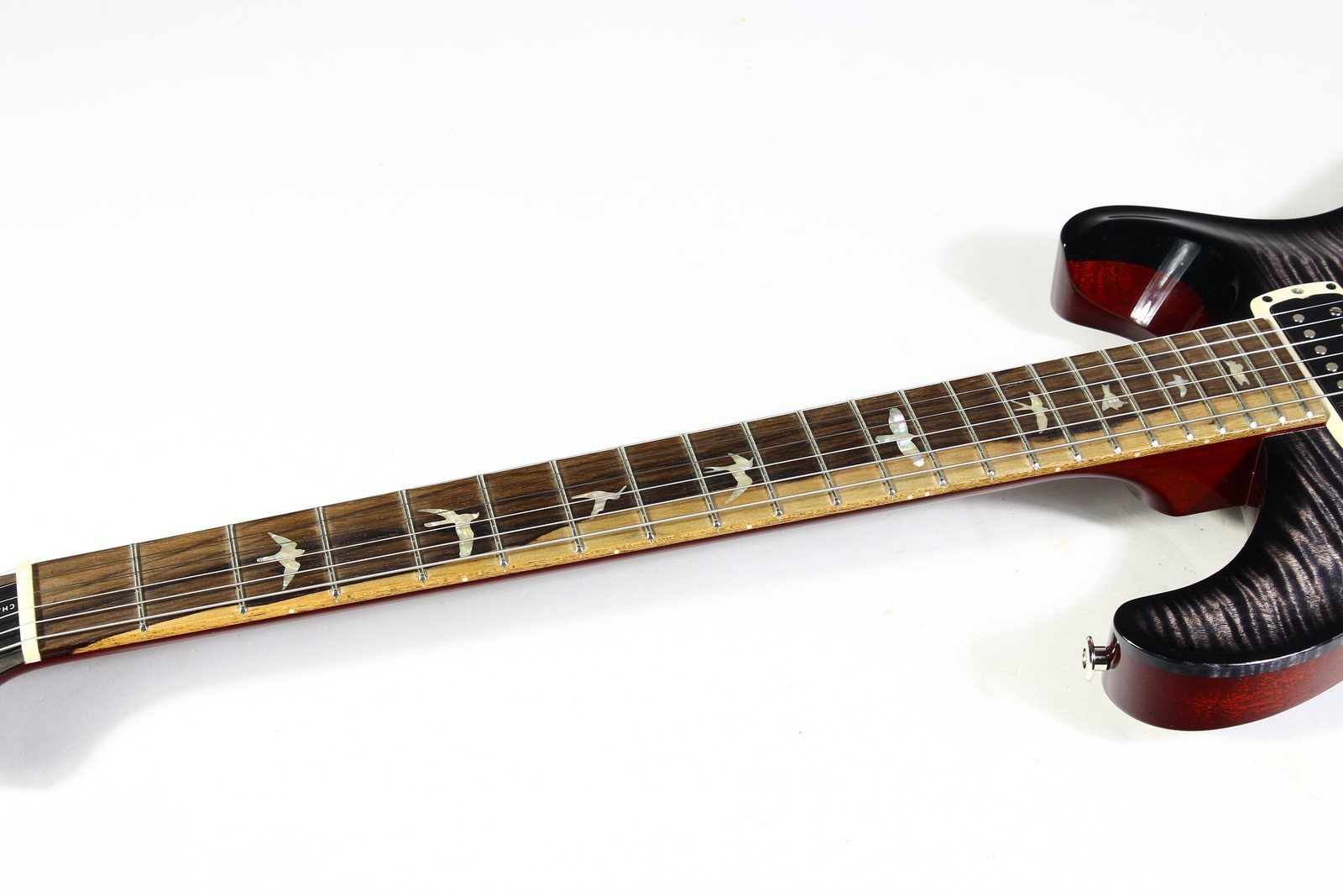 2025 PRS Charcoal Phoenix Limited Edition Private Stock Grade Curly Maple Top