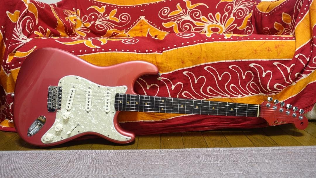 FCGR Stratocaster Jacaranda Fingerboard Burgundy Mist 2001 Excellent