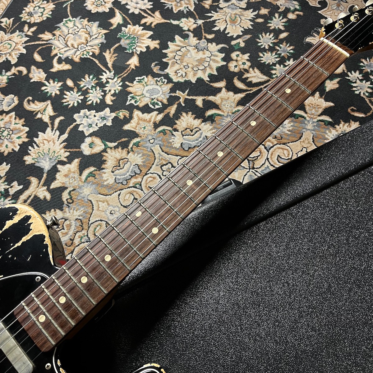 Xotic XTC-1 Black MH Super Heavy Aged ASH 4A Roasted Flame Maple Rose Wood FB 20