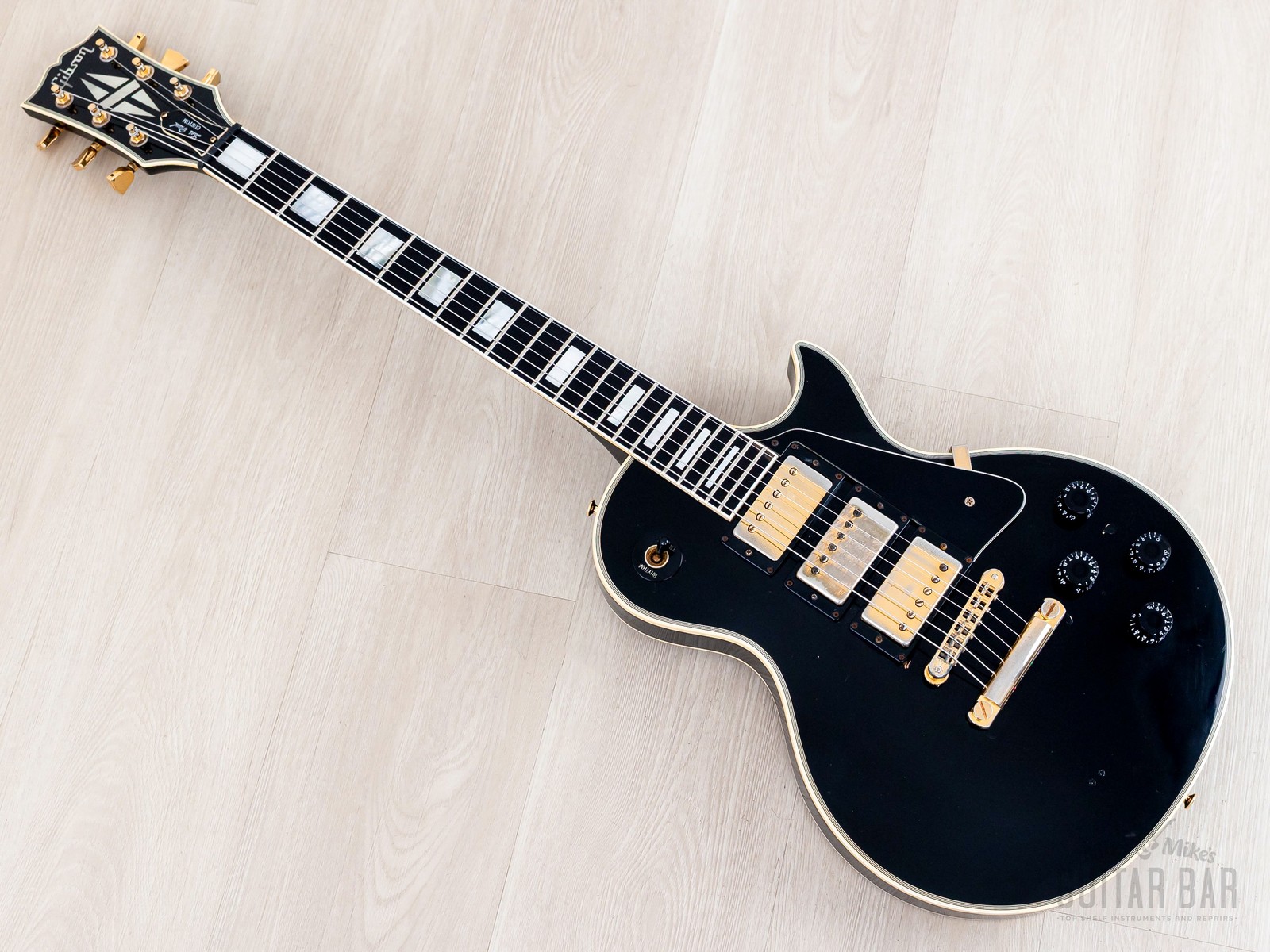 1981 Gibson Les Paul Custom Black Beauty 3 Pickup w/ Tim Shaw & T Tops, Case