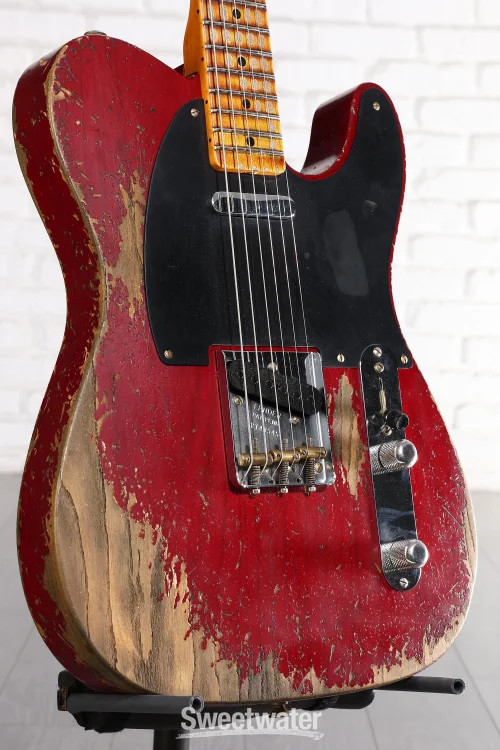 Fender Custom Shop 1952 Telecaster Electric Guitar – Aged Bing Cherry