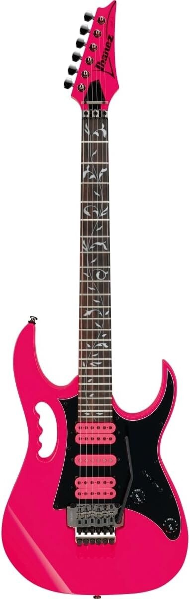 Ibanez JEMJRSP-PK Steve Vai Signature Model Pink Electric Guitar with Soft Case