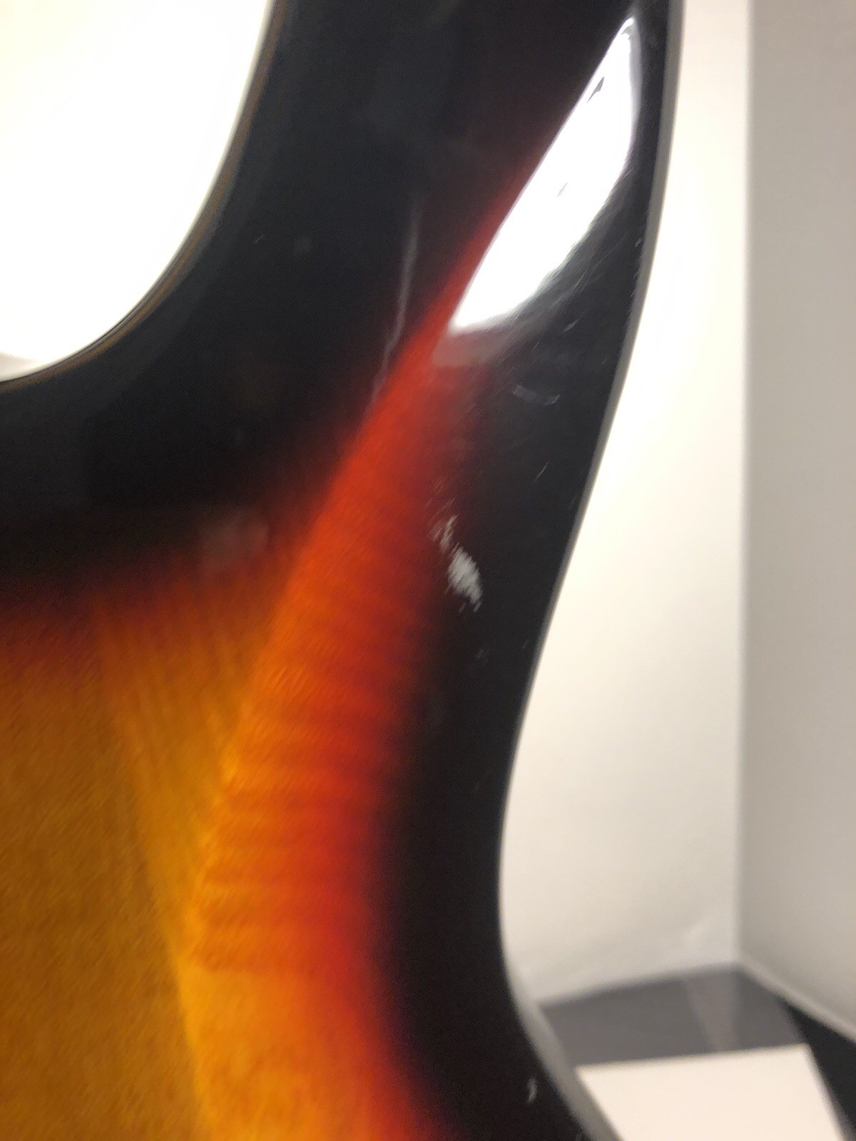 AUSTIN STRAT STYLE ELECTRIC GUITAR, RARE SUNBURST COLOR CR100