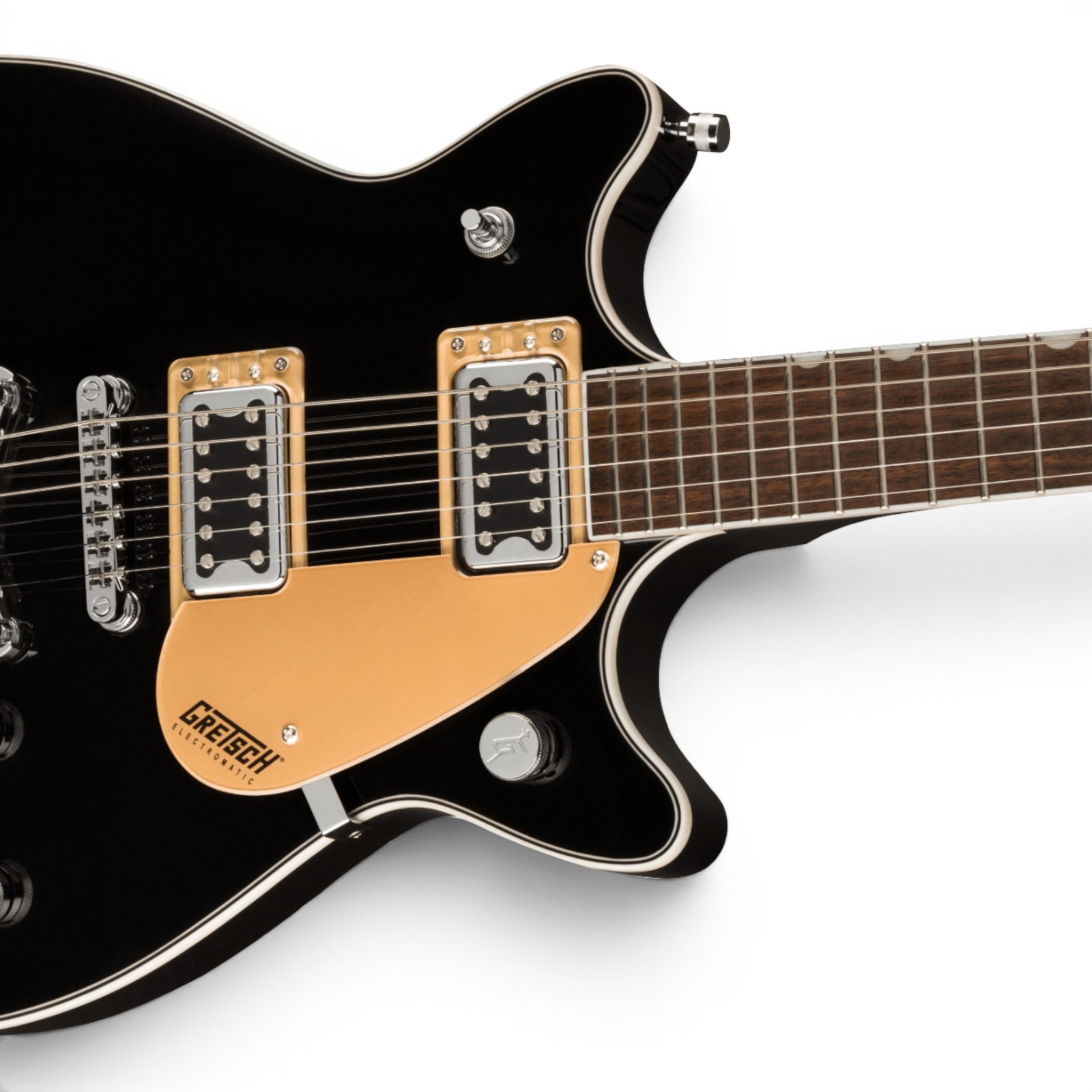 Gretsch G5222 Electromatic Double Jet BT with V-Stoptail, Black
