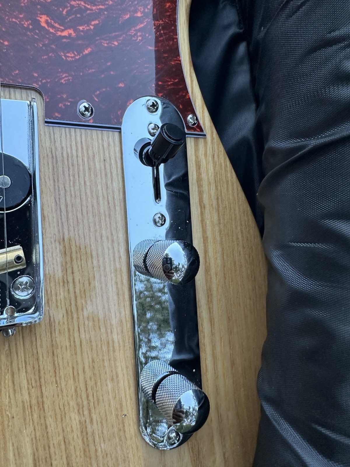 Electric Guitar Retro DLX Plus Solid Ash Natural, W Gig Bag Tele Indio Monoprice