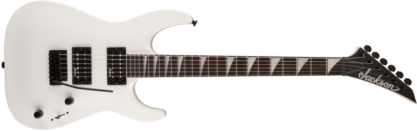 Jackson JS22 Dinky DKA Arch Top Electric Guitar Snow White 24 Fret Maple Neck