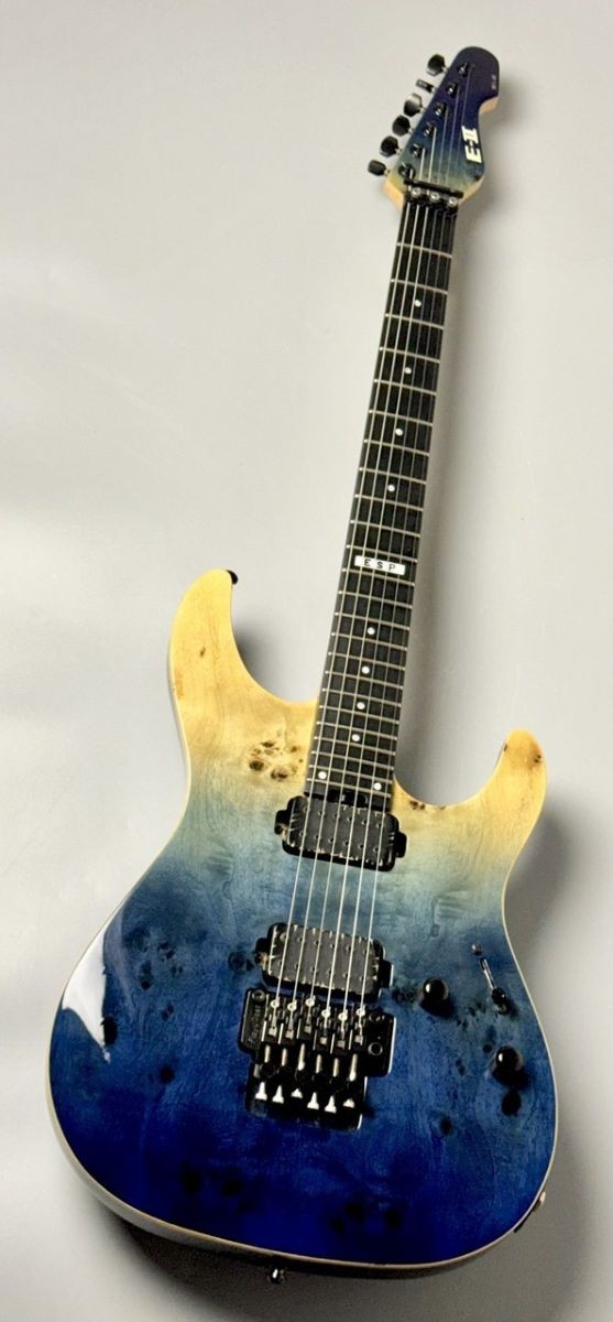 E-II SN-2 Blue Natural Fade Used Maple Alder w/Hard case