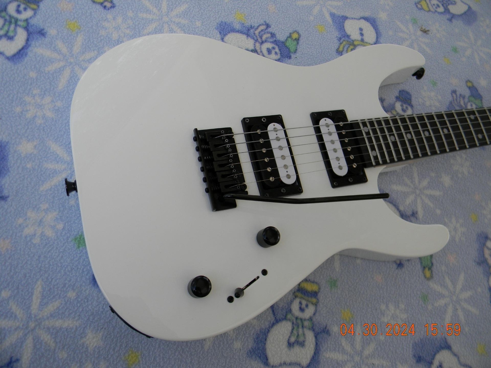 Jackson JS12,Hot Black/White Zebra Humbuckers,Coil Splitting, Black Hardware
