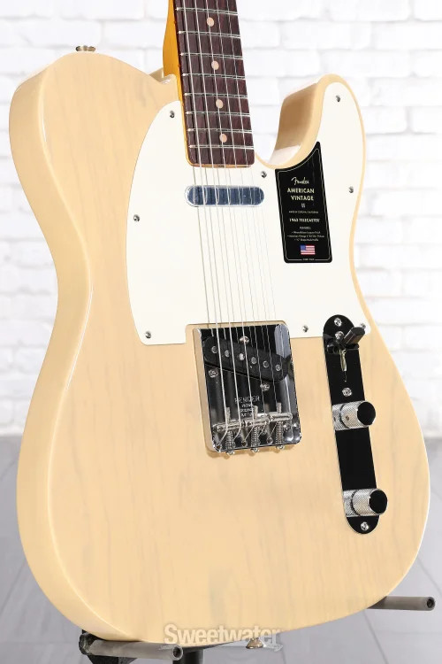 Fender American Vintage II 1963 Telecaster Electric Guitar – Vintage Blonde