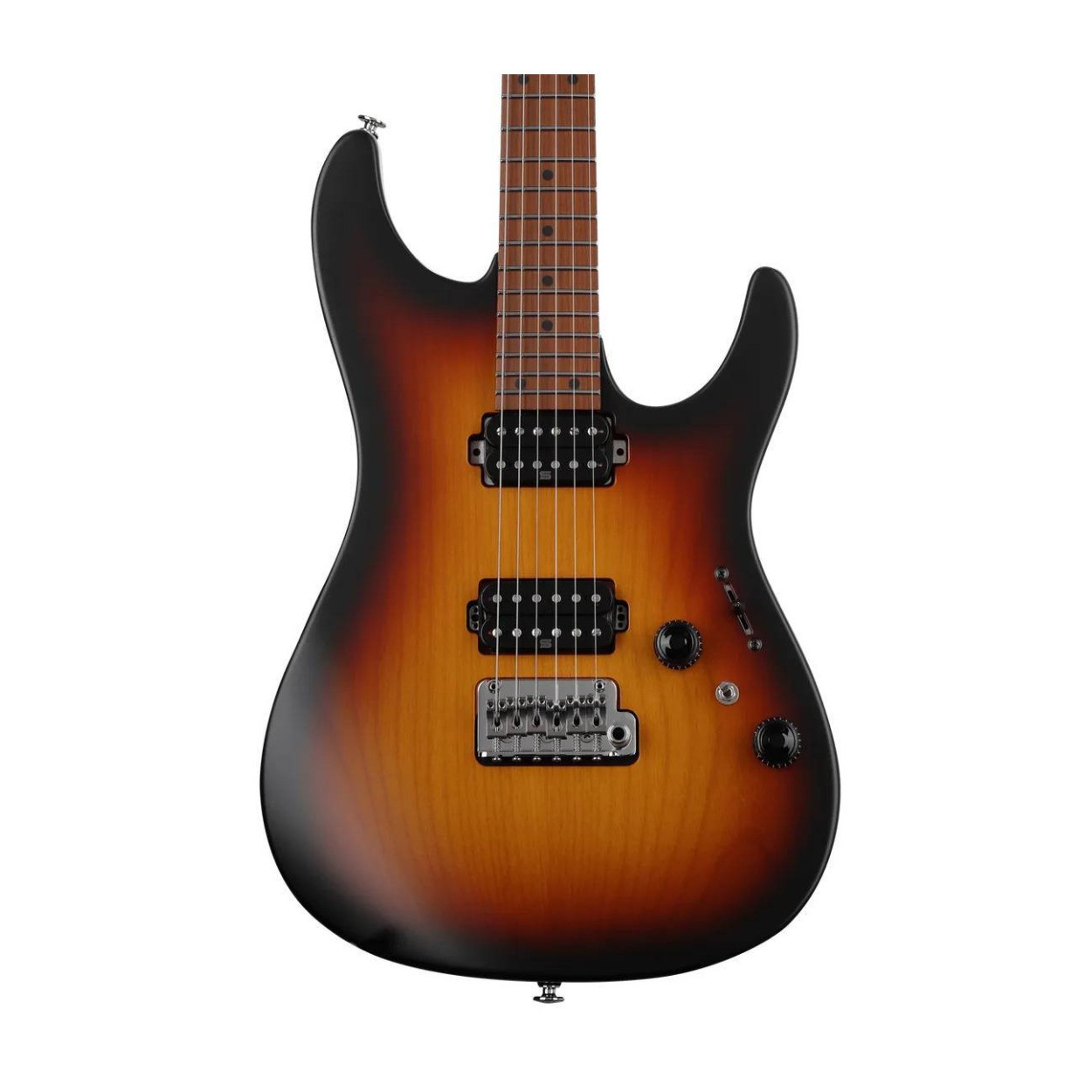 Ibanez AZ Prestige 6 String Electric Guitar w/Case – Tri Fade Burst Flat