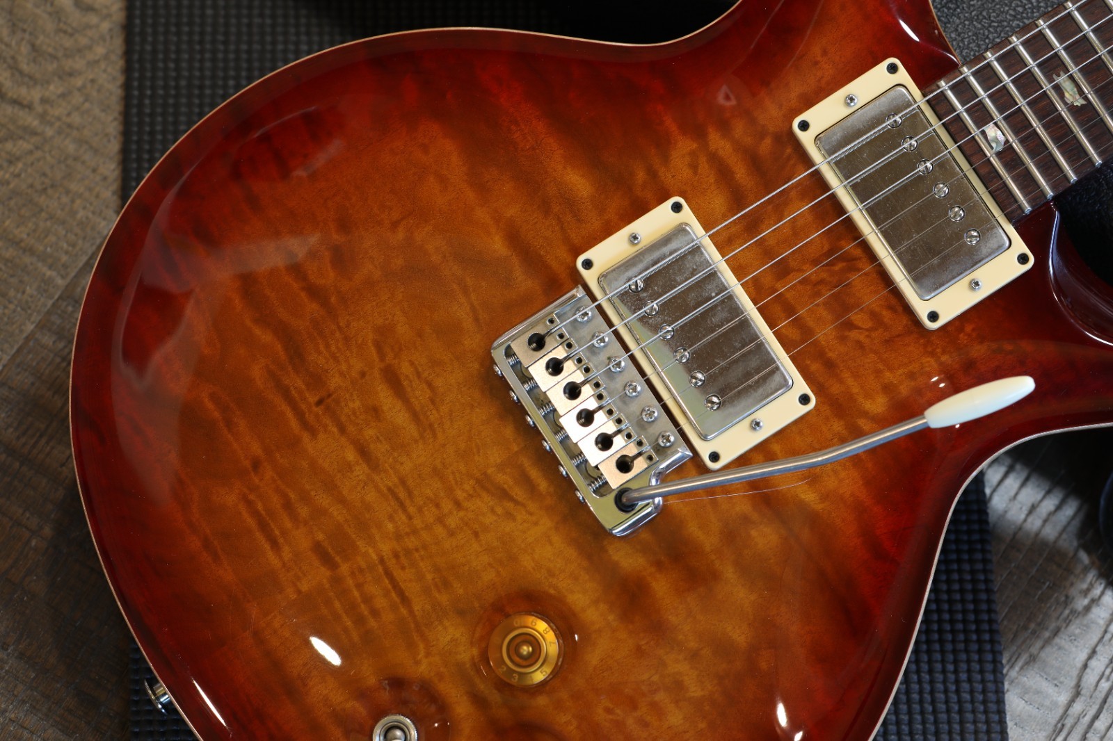 2002 PRS Santana Signature III Wide Fat Neck Electric Guitar Sunburst + OHSC
