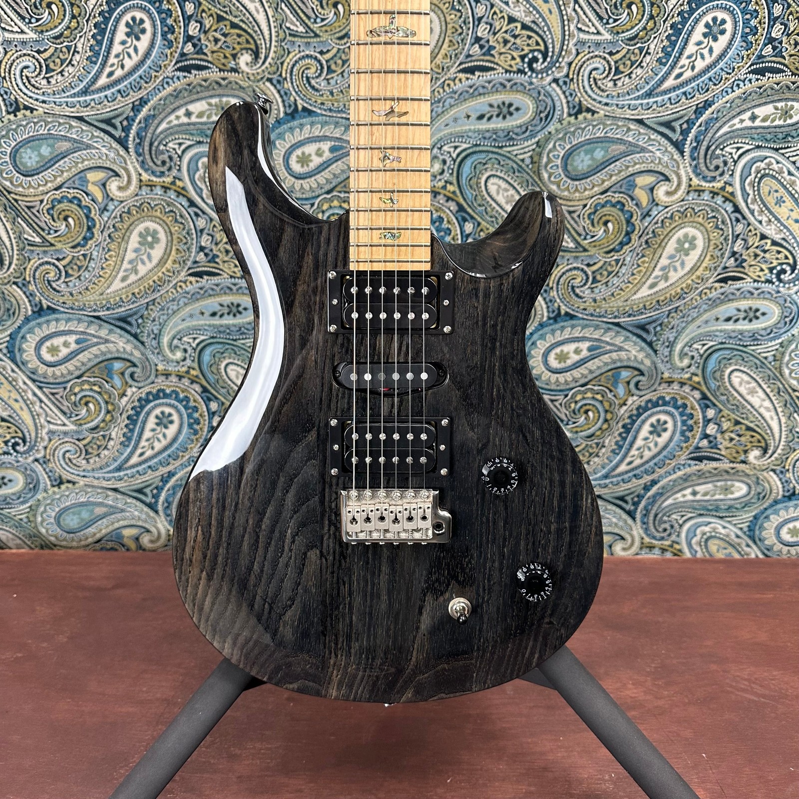 Used PRS SE Swamp Ash Special Trans Charcoal Solid Body w/Gig Bag