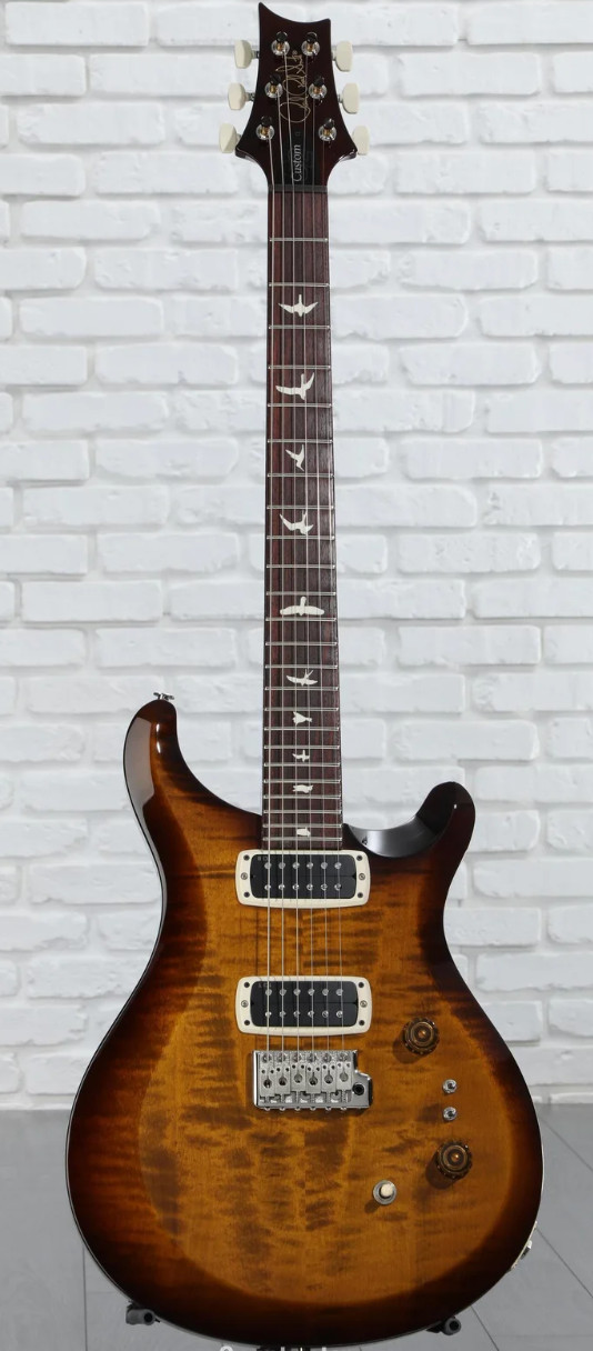 PRS S2 Custom 24-08 Electric Guitar – Black Amber