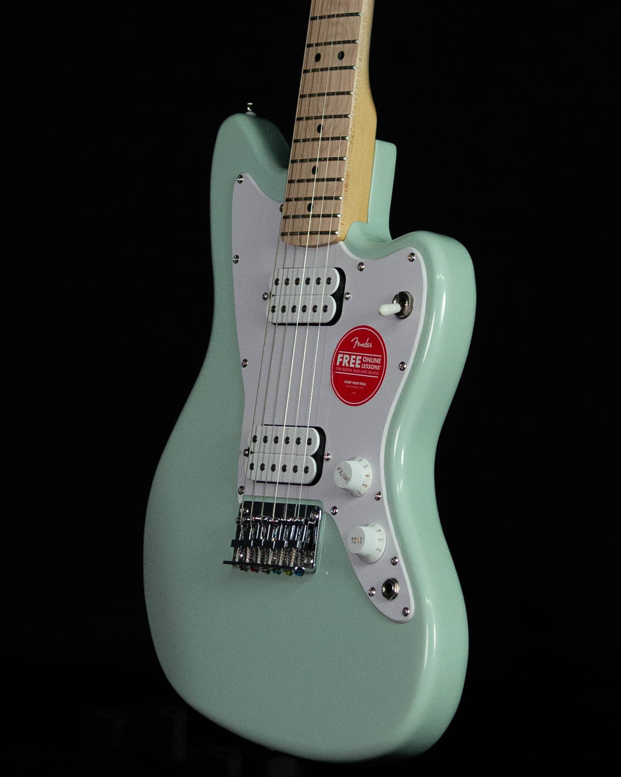 Squier Mini Jazzmaster HH, Maple FB, Surf Green
