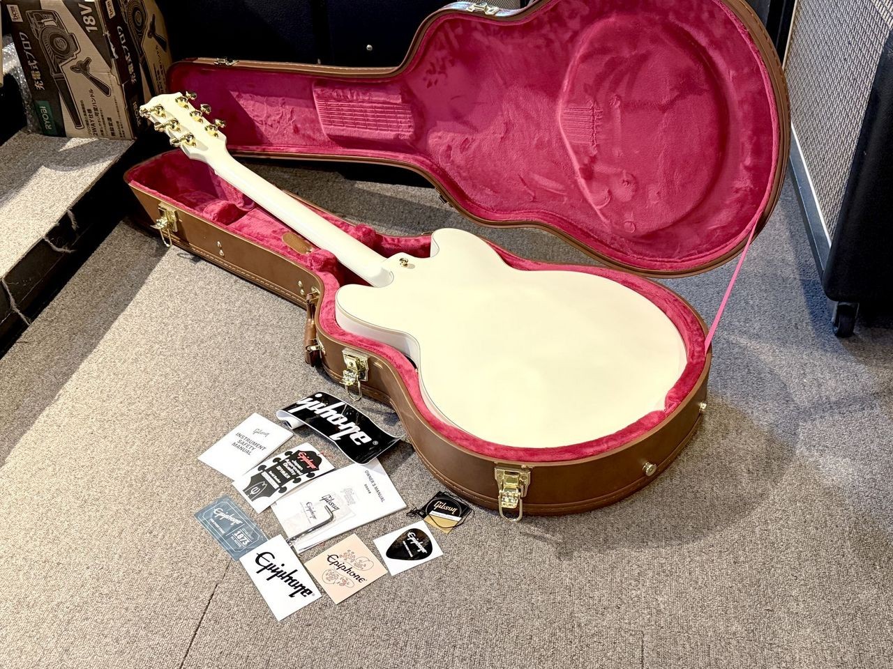 Epiphoneby Gibson Custom 1959 Es-355 Classic White Safe delivery from Japan