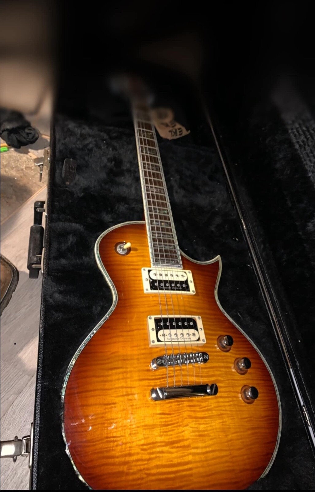 ESP LTD Viper 256 Electric Guitar – Dark Brown Sunburst