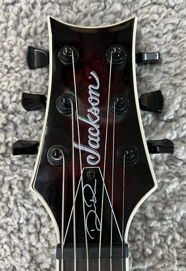 Jackson Pro Series Signature Diamond Rowe DR12MG EVTN6, Ebony board, Dark Rose