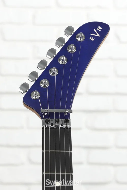 EVH 5150 Series Deluxe Poplar Burl Electric Guitar – Aqua Burst with Ebony