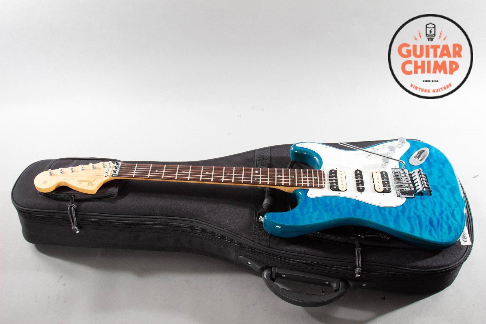 2018 Fender Japan Michiya Haruhata Stratocaster Caribbean Blue MIJ – Excellent