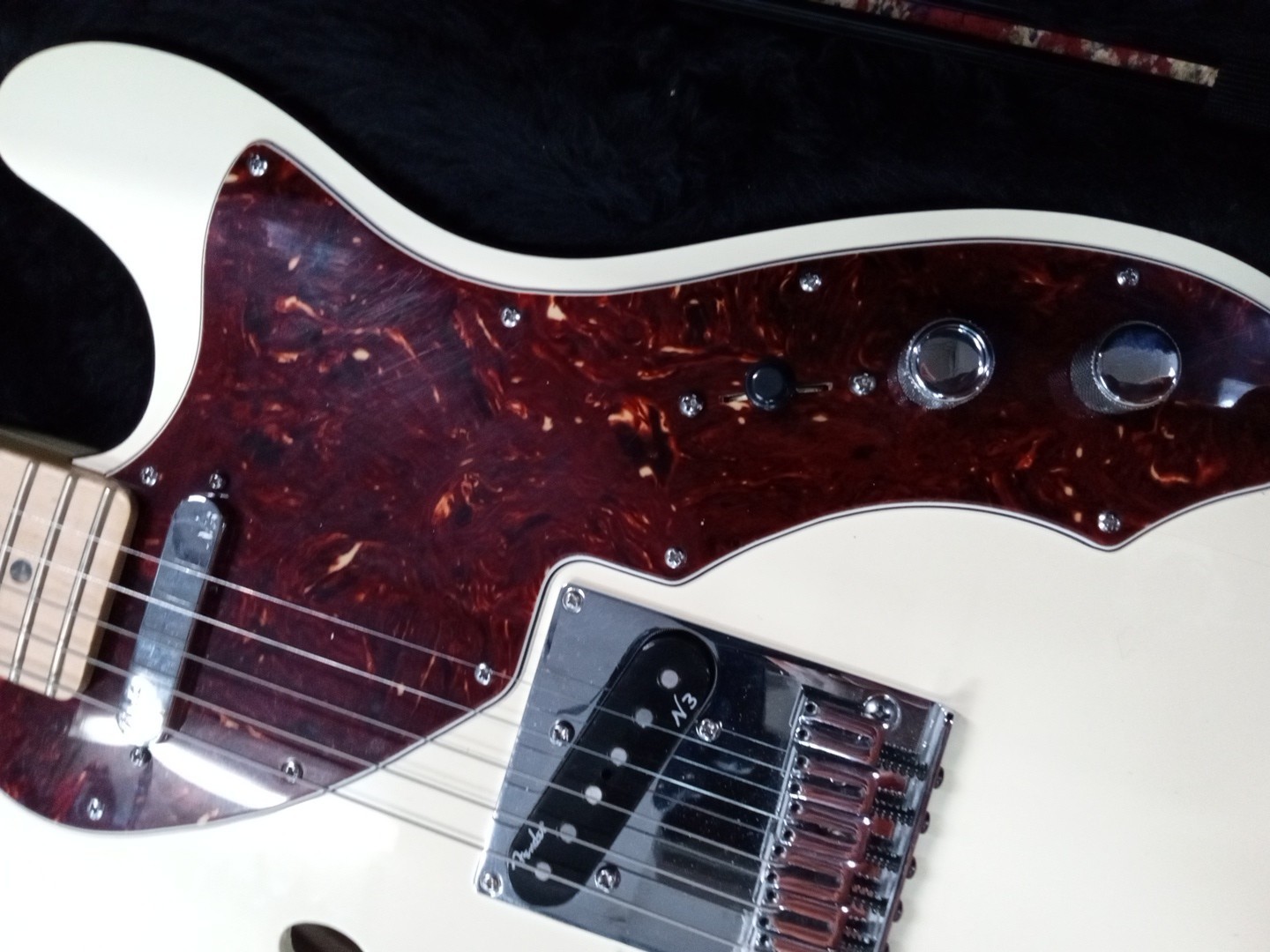 Fender 2013 American Deluxe Telecaster Thinline DELUXE HSC Cracked Body SEE PIC