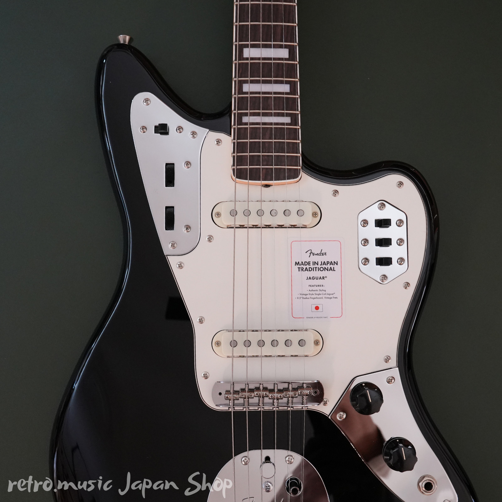 Fender Made in Japan Traditional Late 60s Jaguar Rosewood Black