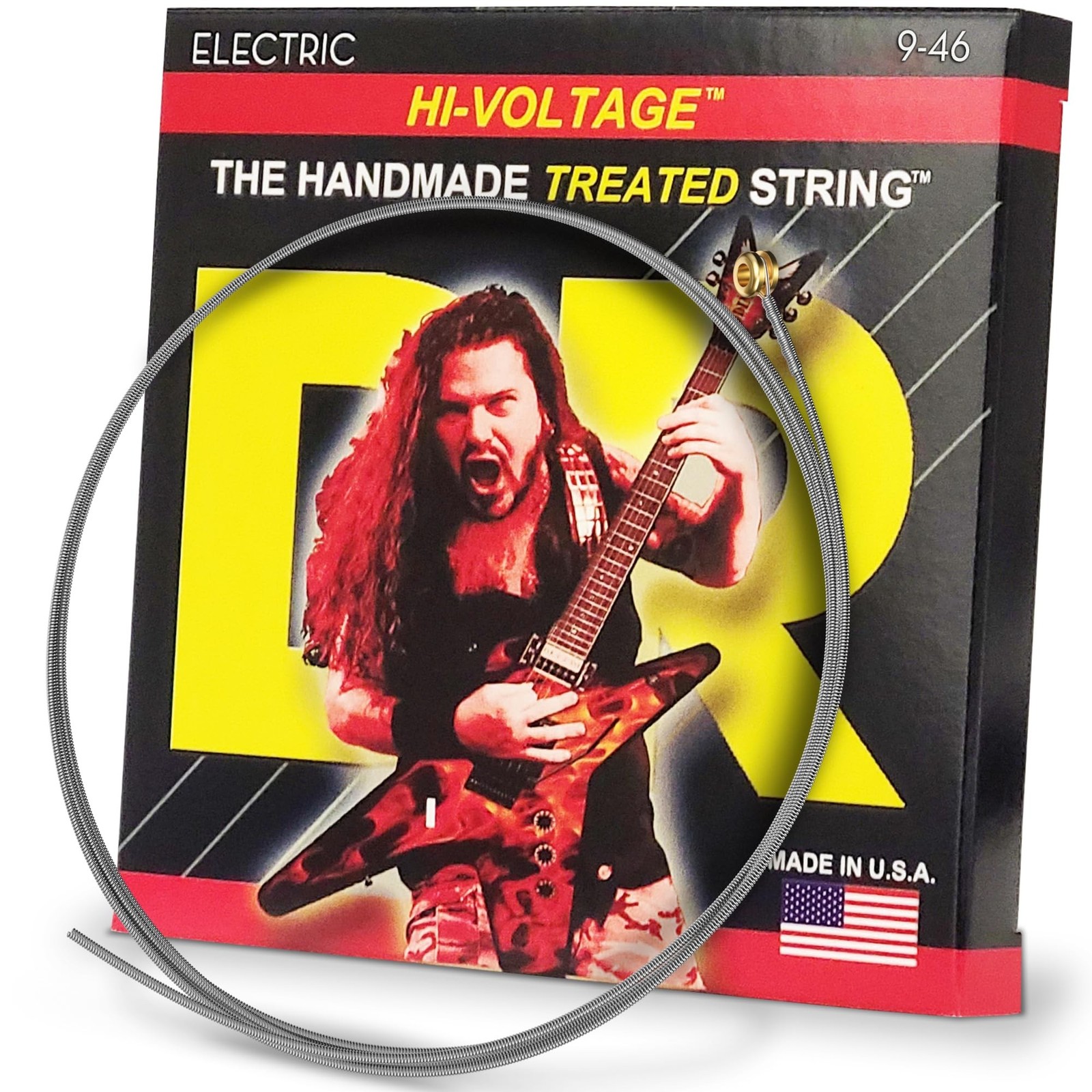 DR Strings DBG-9/46 Hi-Voltage Dimebag Darrell Signature Electric Guitar Stri…