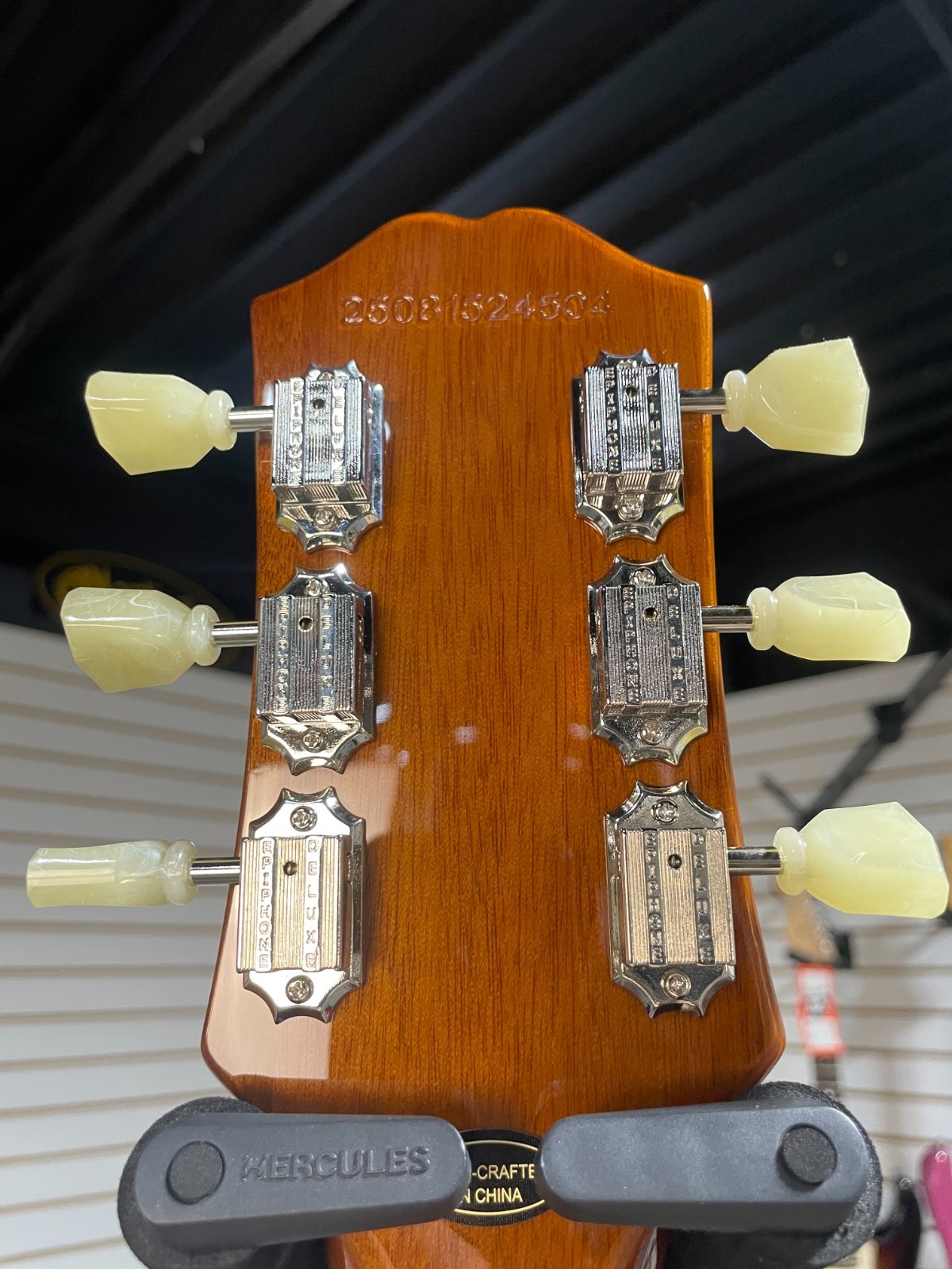 Epiphone Les Paul Standard 50s Electric Guitar – Gold w/Gig Bag & PLEK*D #504
