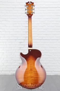 D’Angelico Premier SS Electric Guitar – Dark Iced Tea Burst with Stopbar