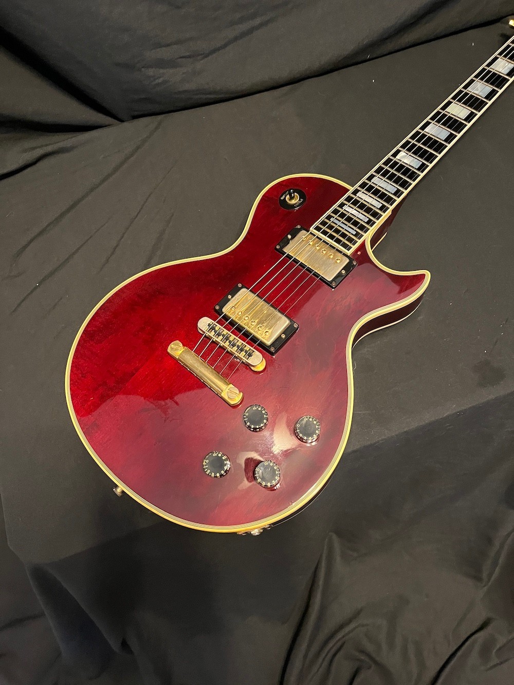 1982 Vintage Gibson Les Paul Custom Guitar in Wine Red W/Case-Excellent!