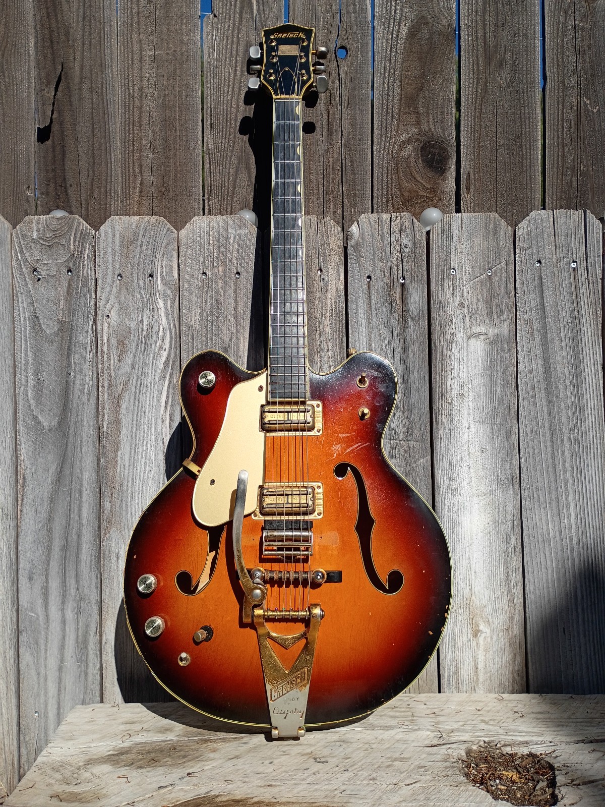 1967 Left Handed Gretsch 6187 Viking Rare!