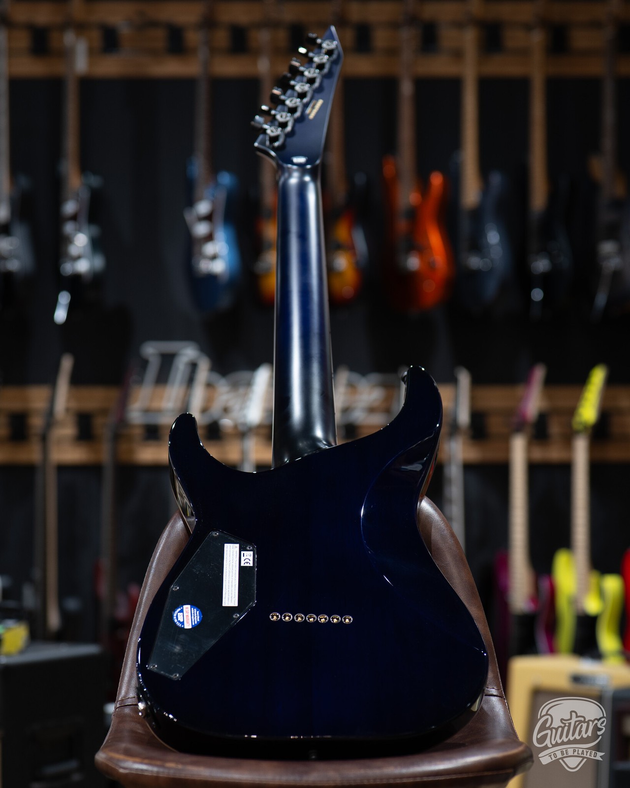ESP E-II M-II 7 NT Bare Knuckle 7-String w/ Case – Purple Natural Fade (B-Stock)