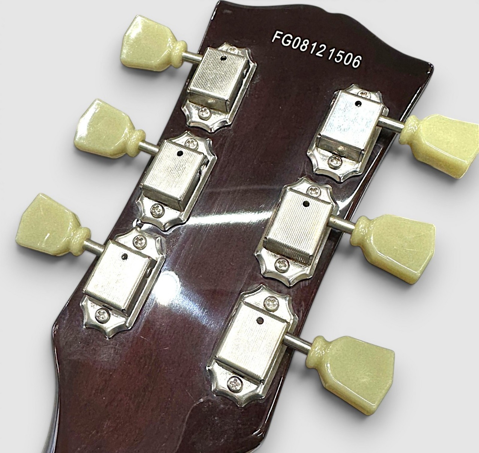 Burny RLG-55 Gold Top Used Maple Top Mahogany Back Body Rosewood Fingerboard