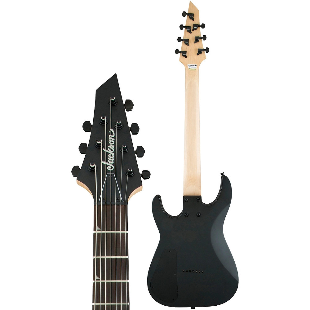 Jackson Dinky JS227 DKA HT Arch Top Satin 7String Electric Guitar Black