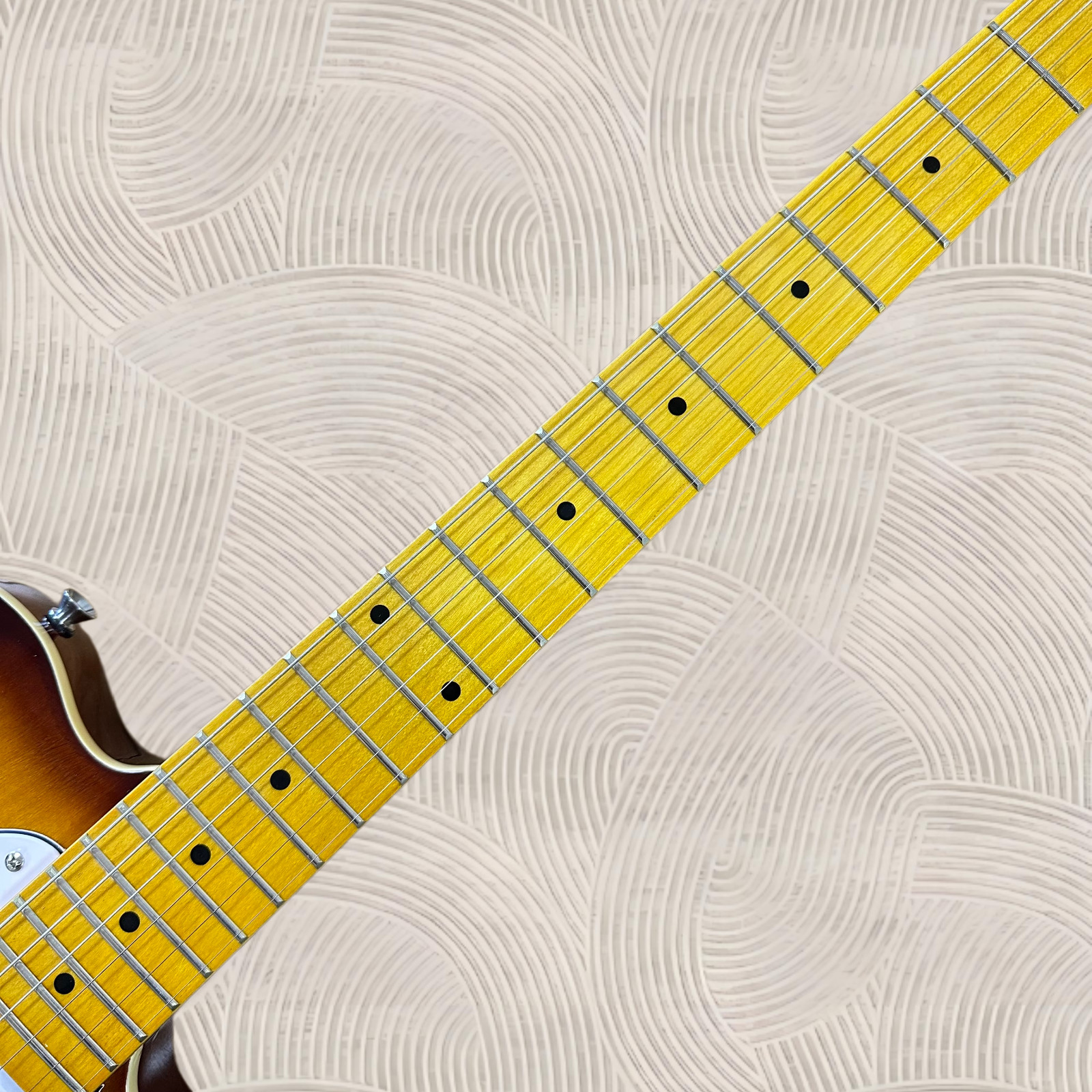 Ship US Custom TL ElectricGuitar Sunburst Finish Maple Neck Chrome Hardward