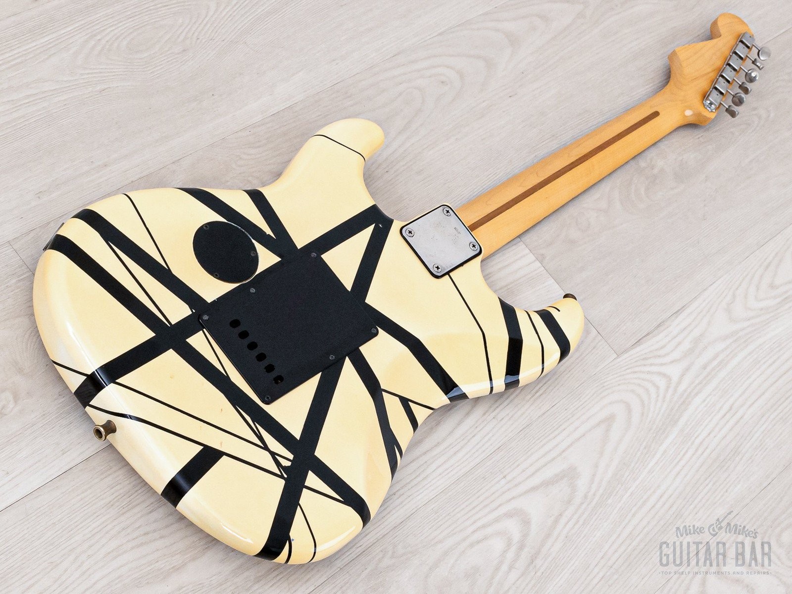 ESP Custom Shop “Kohji” Superstrat Striped EVH-Style Eruption w/ DiMarzio