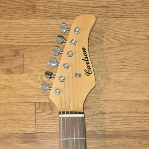 Carlson Solid Paulownia Body Ultra Lightweight Electric Guitar SG-1 TBK Black