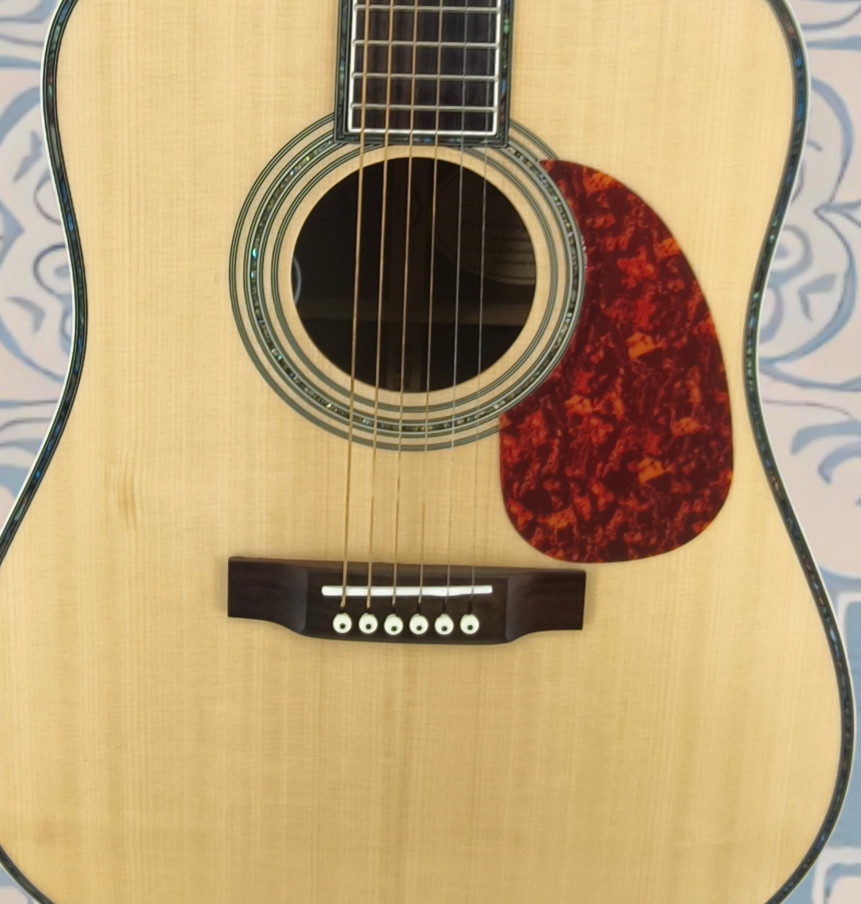US Ship D-45 Style Dreadnought Acoustic Guitar Solid Spruce Top Rosewood