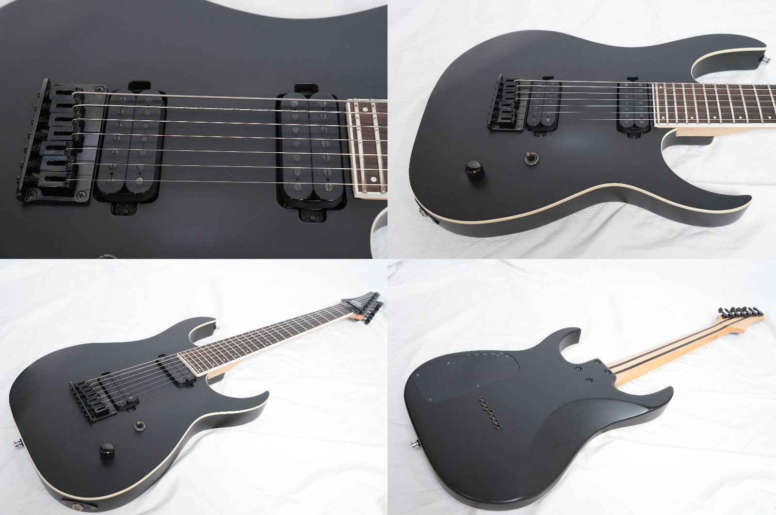 Strictly 7 Guitars Cobra JS7 Made in Japan Mat Black 7 String Guitar Good