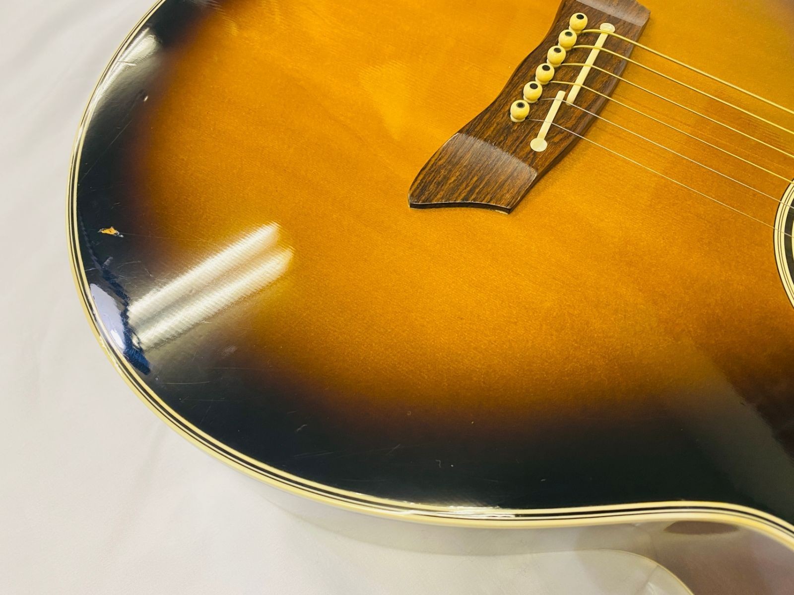 Takamine PT106 Acoustic Electric Guitar 2003 Brown Sunburst MIJ w/ Hard Case