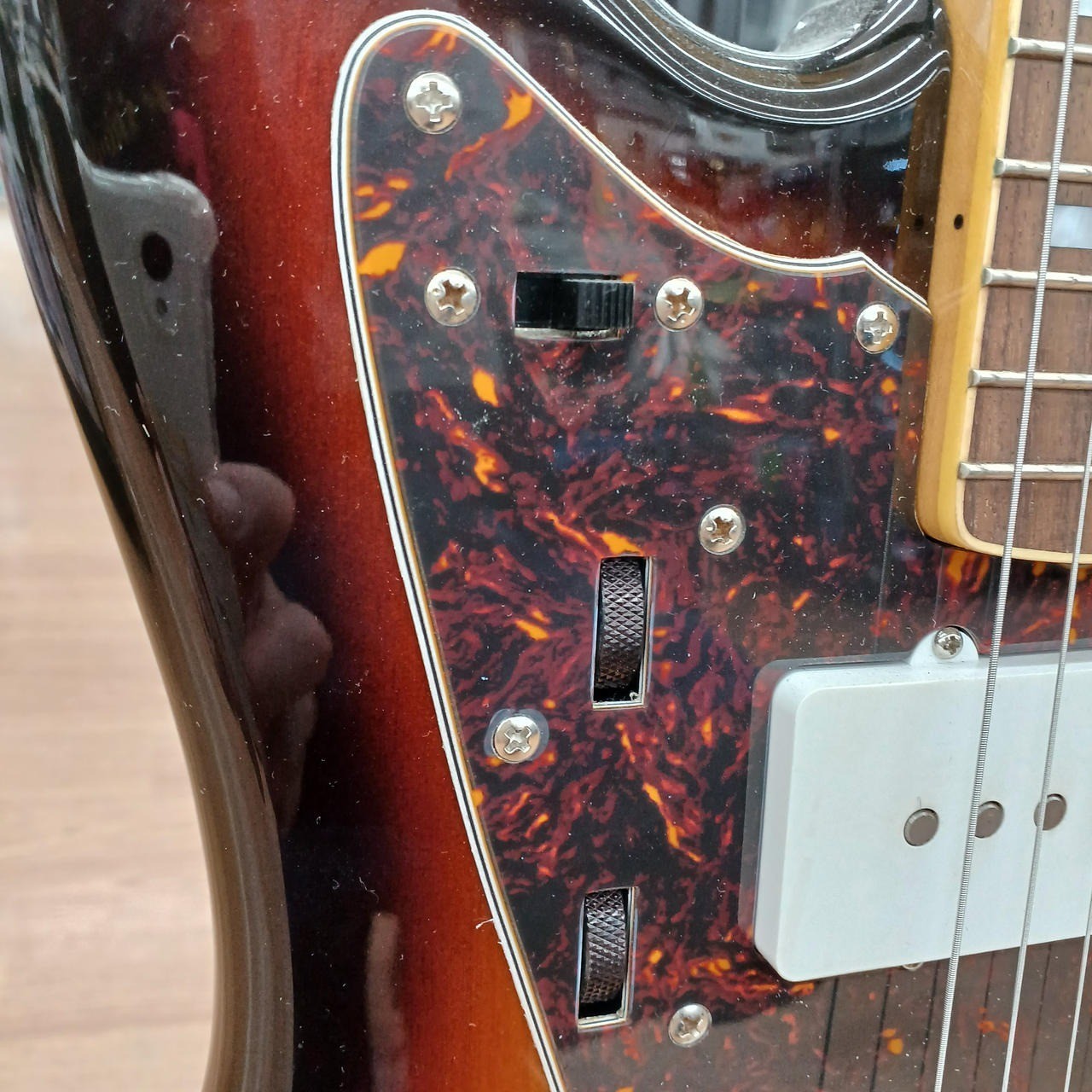 Fender Japan JM66B-98 ’66 Jazzmaster Reissue Block Inlay Electric Guitar CIJ