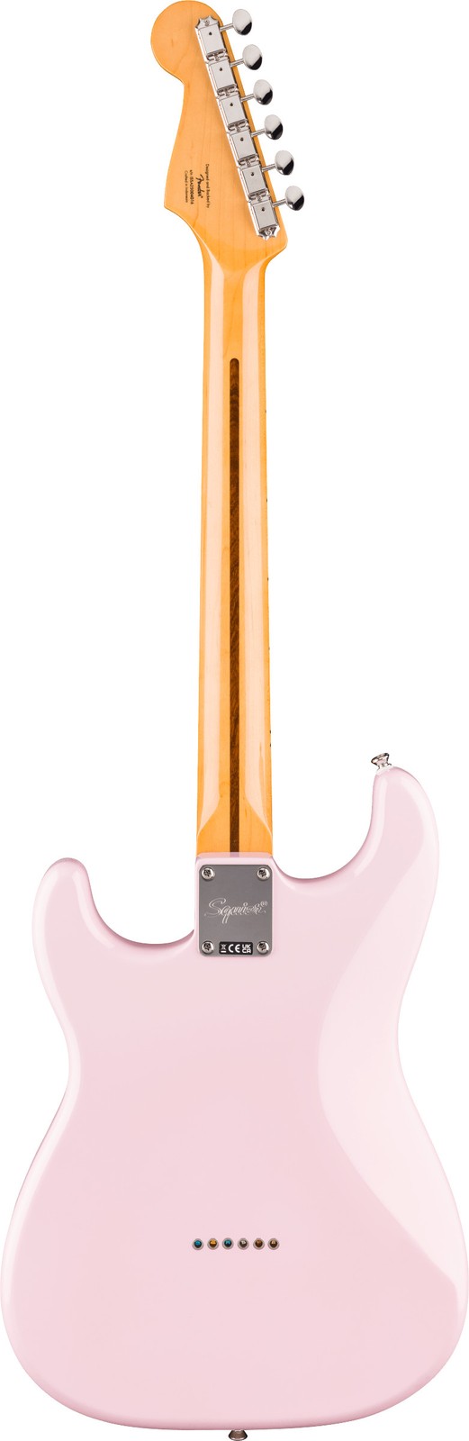Squier Classic Vibe ’50s Stratocaster HT Electric Guitar, Maple FB, Shell Pink
