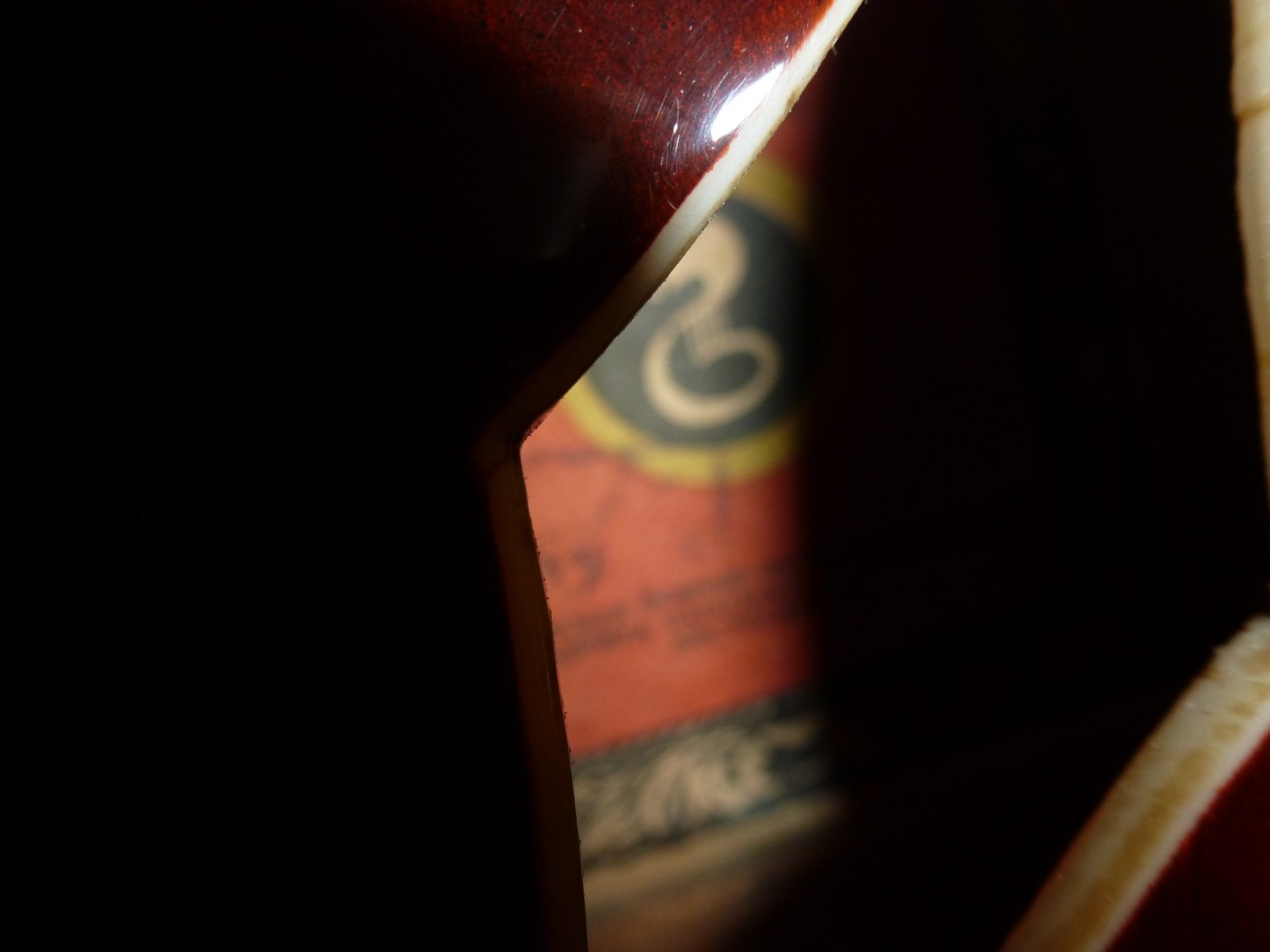 Soviet Ukrainian made hollow body Elec. guitar. PLEASE LOOK