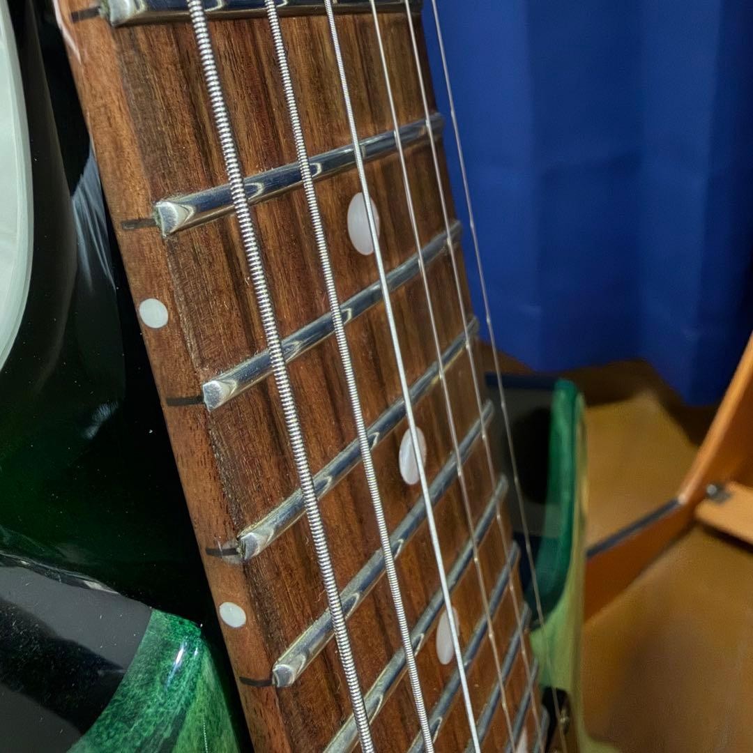 Edwards E-U-HL2 Uruha the GazettE Malachite Green Electric Guitar Used Product