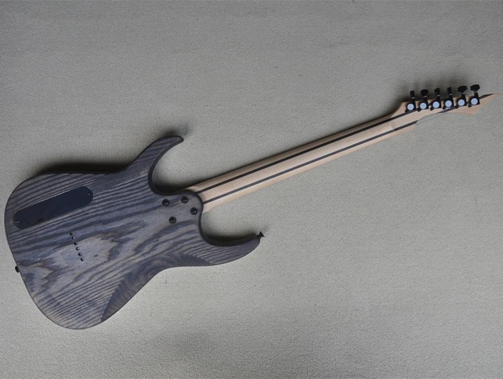6-String Electric Guitar Flame Maple Veneer Customizable Factory Direct