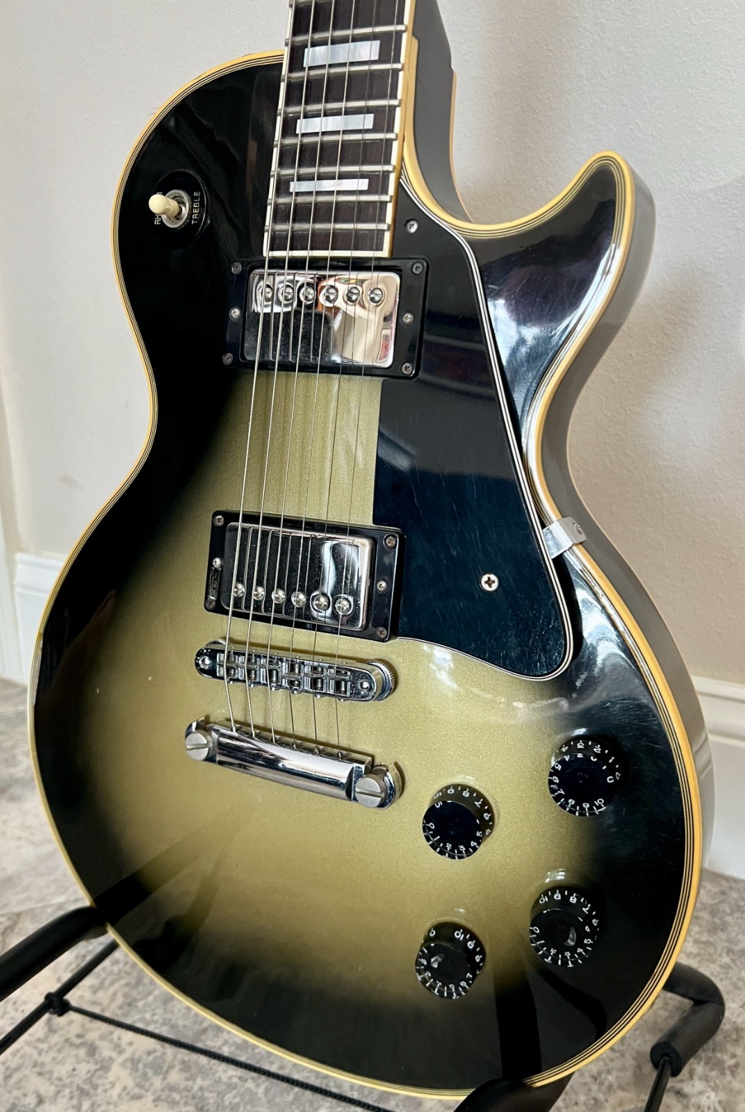 1984 Gibson Les Paul Custom Silverburst