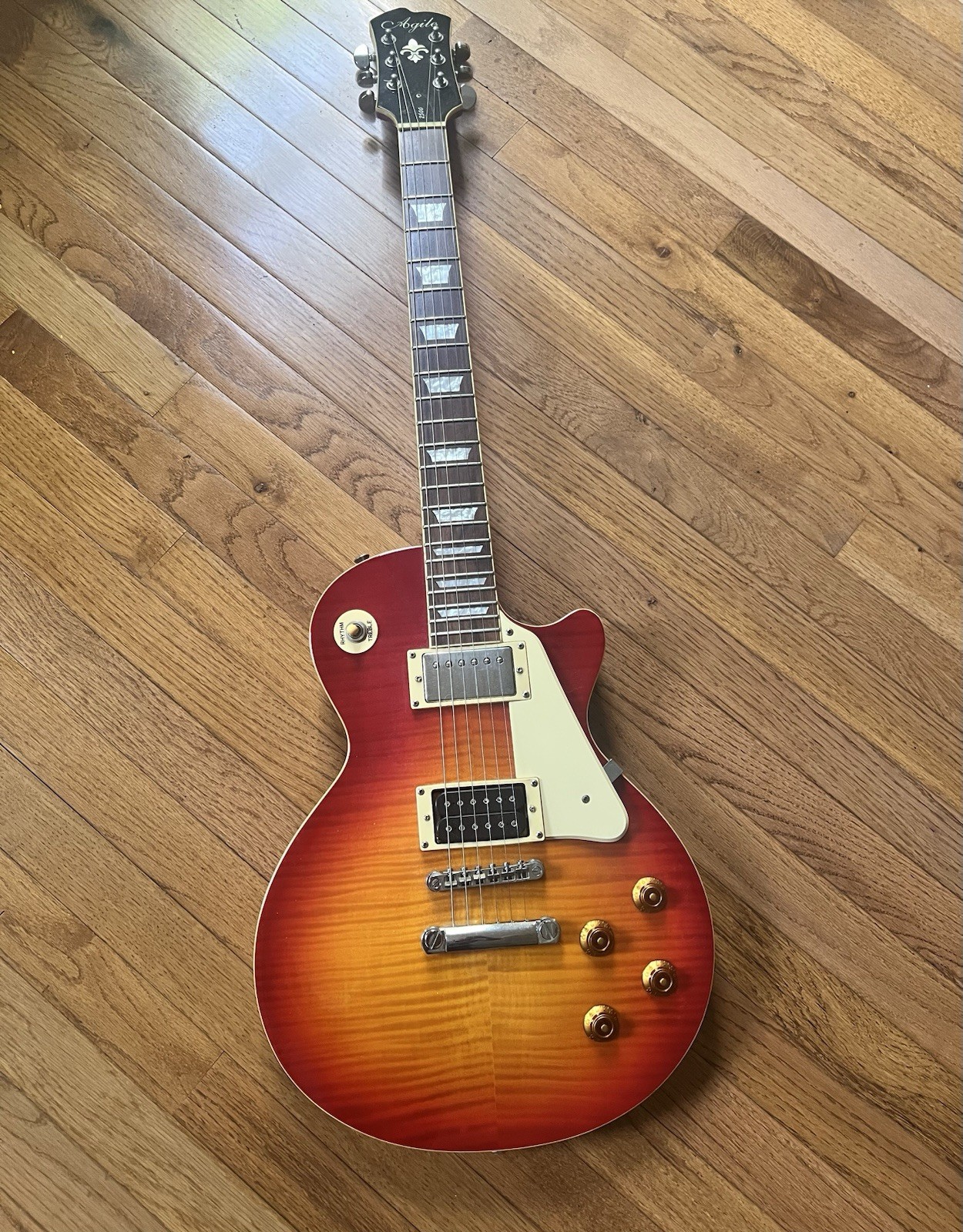 Agile 2500 Les Paul sunburst discontinued lawsuit electric Guitar