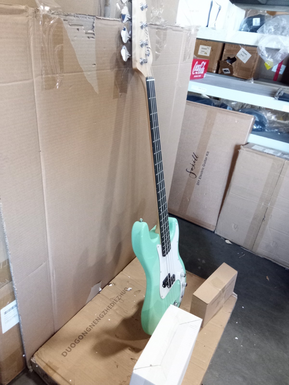 Open box Fojill 4String P Bass Style Electric Bass Surf Green 1ZC1C7980311431663