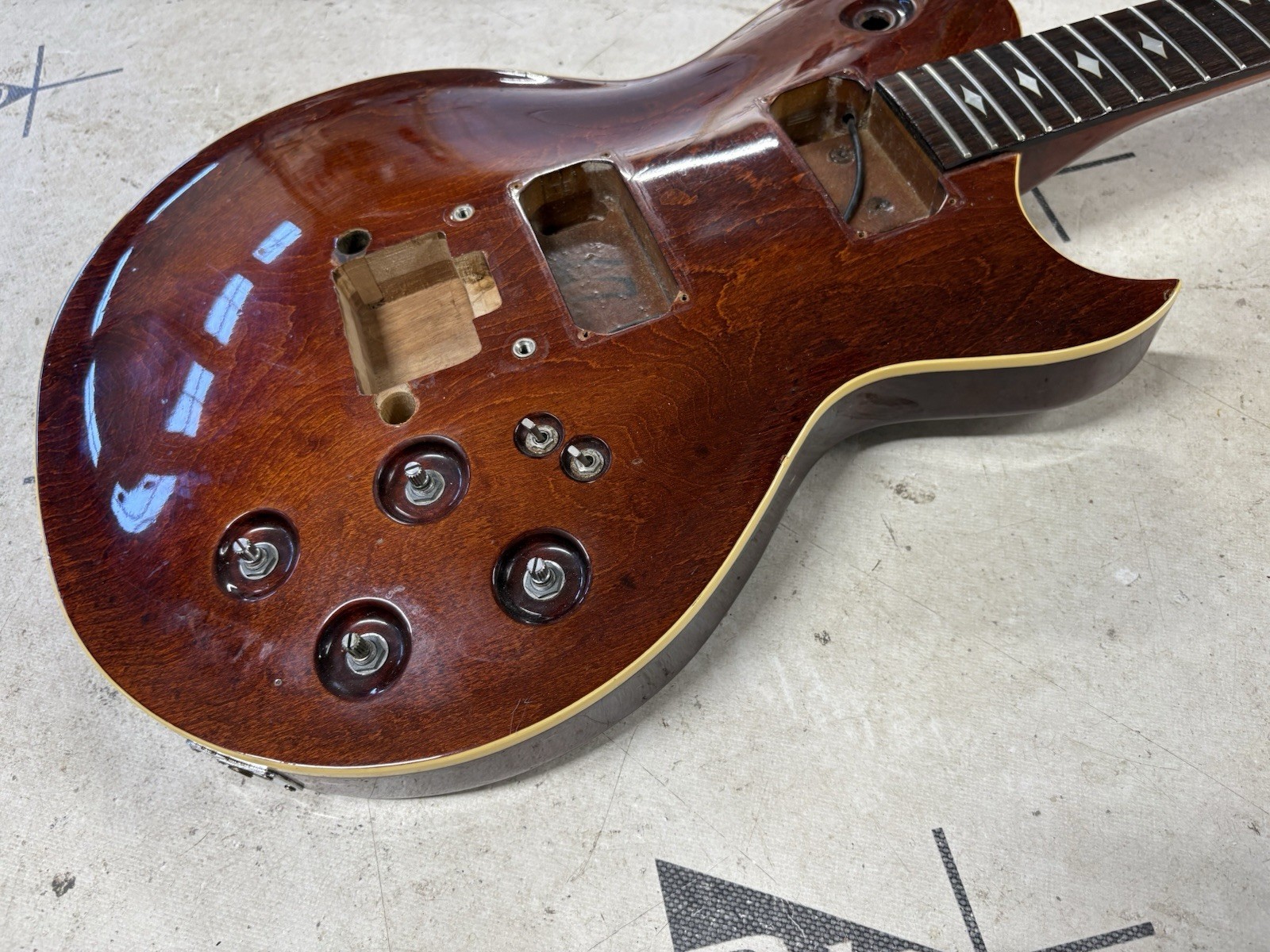 1982 Aria Pro II Japan Cardinal CS-60 Guitar Empty Husk