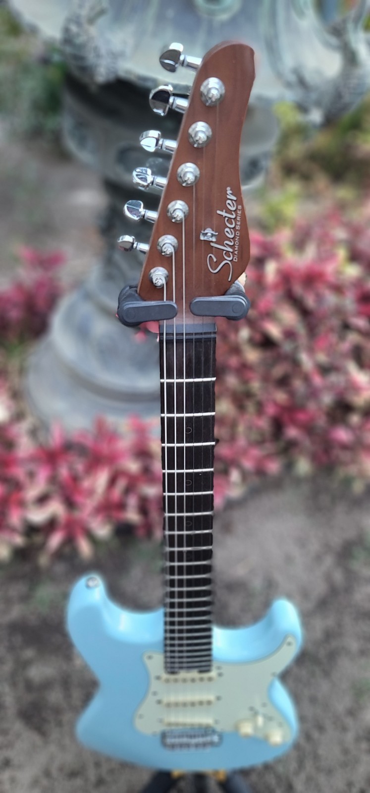 Rare -Schecter Nick Johnston Signature SSS Guitar Diamond Series – Atomic Frost